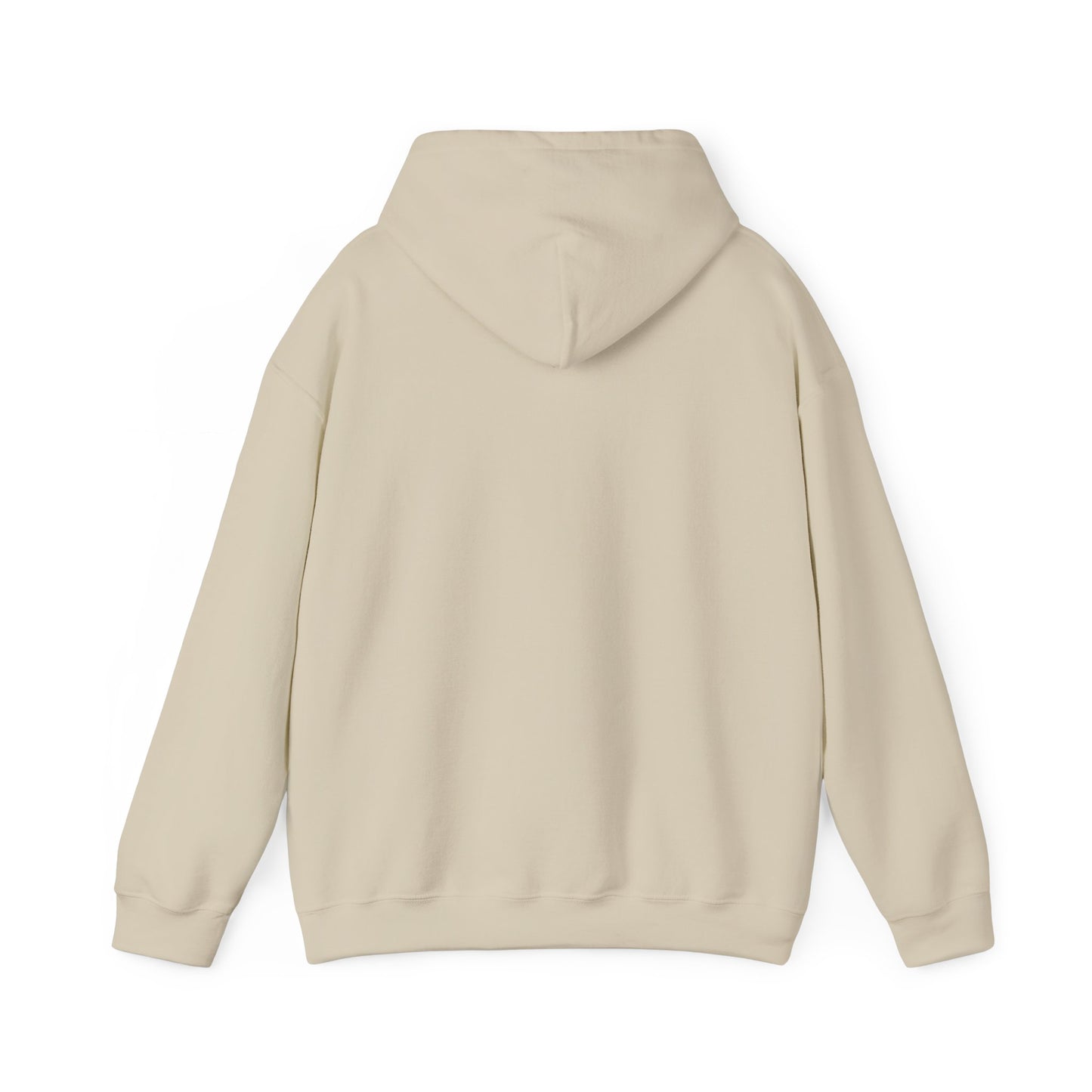 Back view of Sand Pumpkin Spice Dog Mom Hoodie – Labrador Inspired Dog Mom Fall Sweatshirt