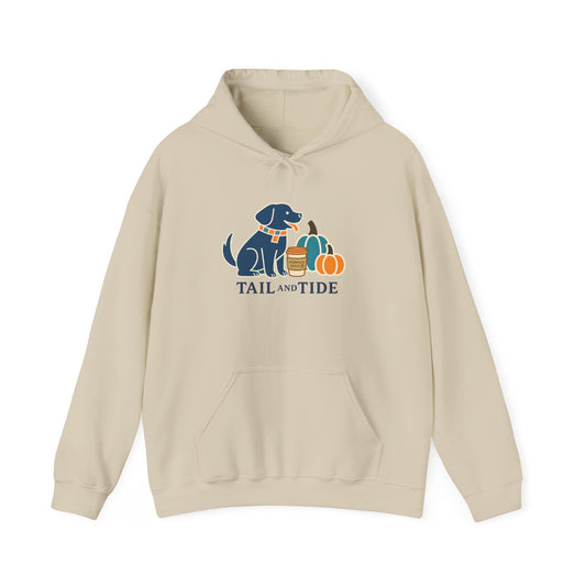 Sand Pumpkin Spice Dog Mom Hoodie – Labrador Inspired Fall Dog Mom Sweatshirt