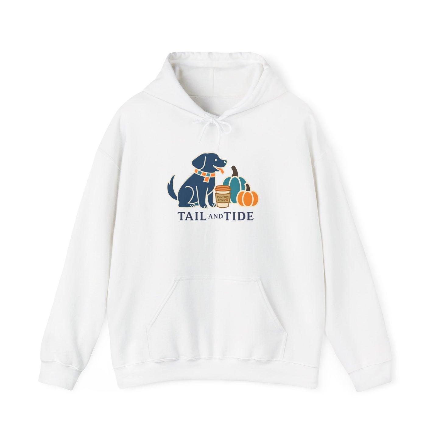 White Pumpkin Spice Dog Mom Hoodie – Labrador Inspired Coastal Sweatshirt
